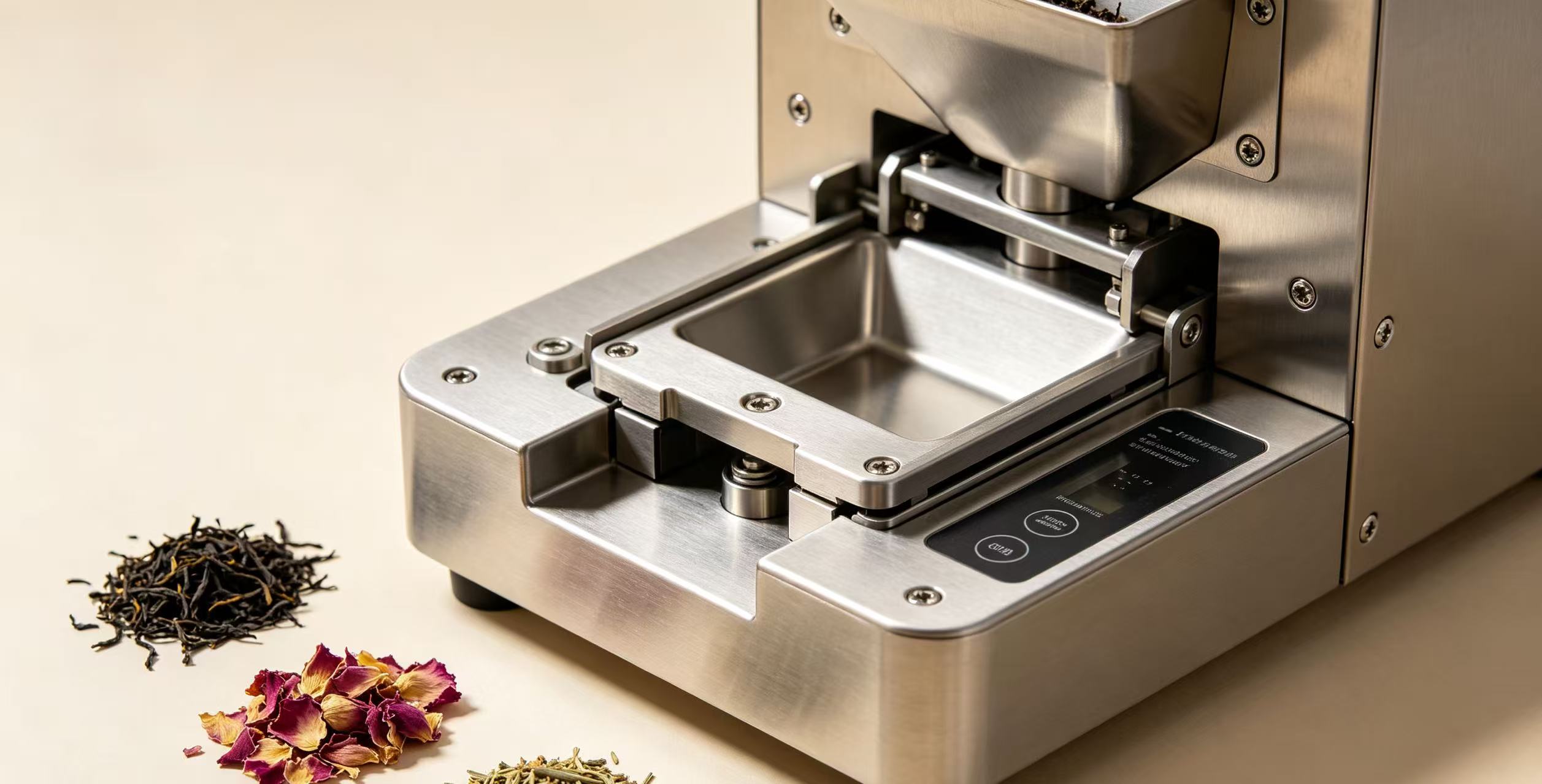 La báscula de té de fácil mantenimiento mantiene un rendimiento de pesaje estable con un mantenimiento simplificado
