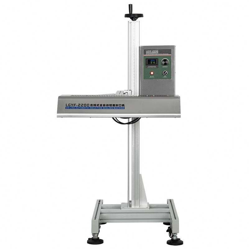 Máquina de sellado de sellador de tapa de inducción de botella fría de agua completamente automática