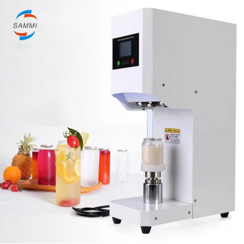 Máquina automática de sellado de latas de tipo giratorio