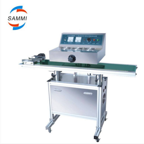 Máquina automática de sellado por inducción de botellas de tarros de vidrio